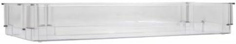 Martha Stewart Miles Plastic Stackable Office Desk Drawer Organizers, Set of 6