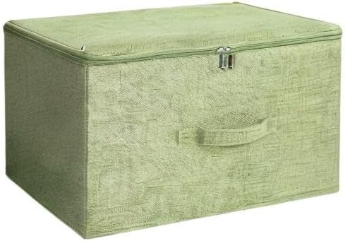 ANMINY 36 Qt Storage Bins - 2PC Green Fabric Boxes