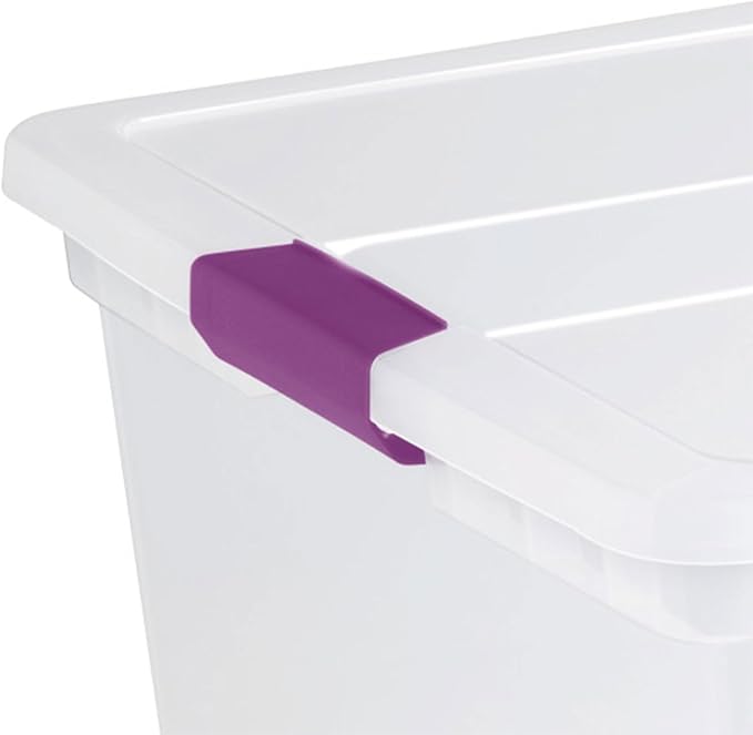 16-Pack 110 Quart ClearView Latch Box