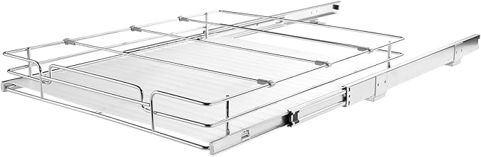 18.5"Wx21"Dx3.5"H Pull Out Cabinet Organizer