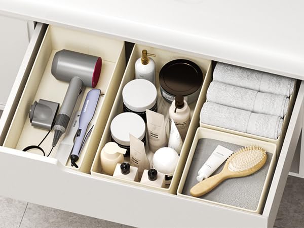 Drawer Organizers Clothes, Set of 6 Dresser Organizer Bins
