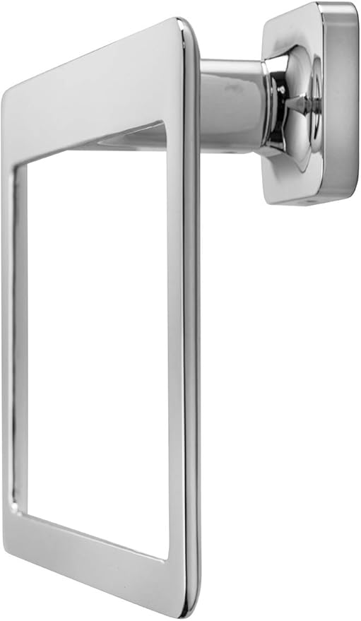 Croydex Flexi-Fix Easy to Fit Shoreditch Towel Ring with Zinc Alloy Construction, Chrome