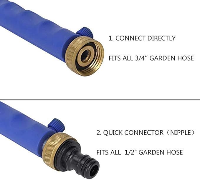 High Pressure Power Washer Sprayer Wand with Flexible Hose Nozzle, 39'' Hydro Jet Power Washer Cleaning Tool