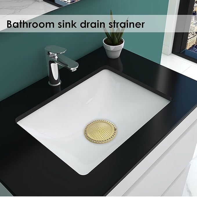 Huntonry Hair Drain Catcher, Shower Drain Hair Catcher, Shower Drain Strainer, Bathtub Drain Cover, Tub Drain Hair Catcher, Bathroom Sink Strainer