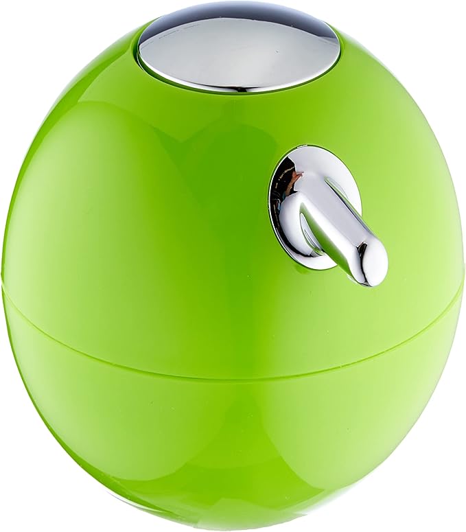 Spirella Polystyrene Bowl Shiny Soap Dispenser, Kiwi