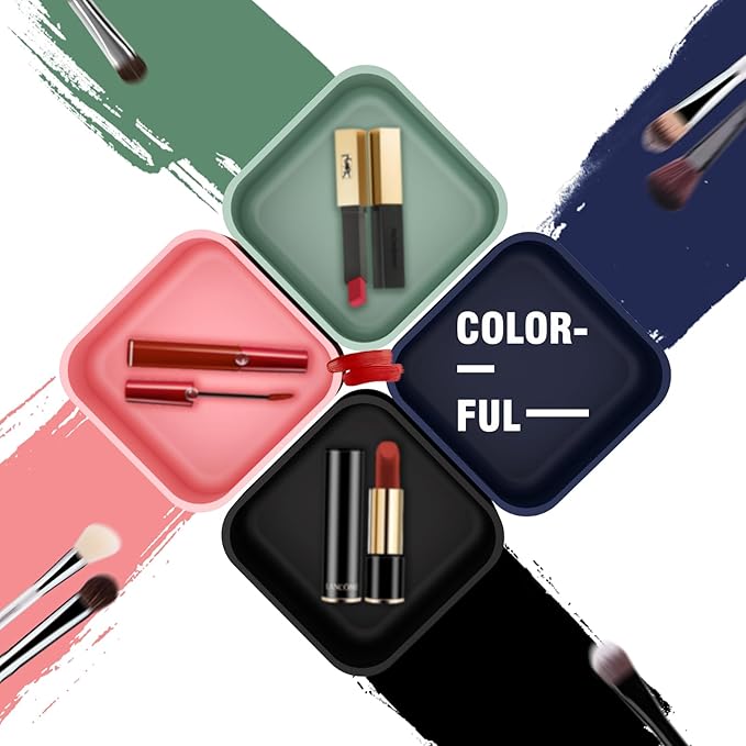 11-Piece Stackable Drawer Organizer Set, Multi-size Desk Drawer Organizer Trays Vanity Storage Bins for Storing Makeup, Stationery