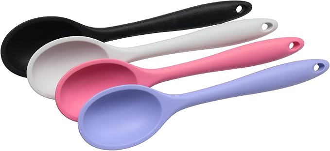 Chef Craft Premium Silicone Basting Spoon, 11 inch, Pastel Blue