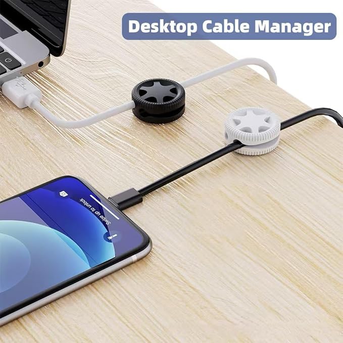 319pcs Cable Management Organizer Kit, Desk Cord Organizer, 98 Adhesive Cable Clips Holder, 17 Reusable Cable Strap, 4 Cable Sleeve Split, and 200 Nylon Cable Zip Ties (Black)
