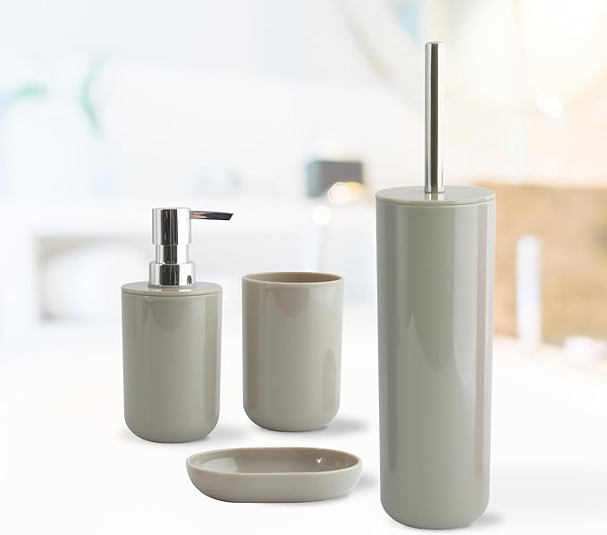 MSV Soap Dispenser, Grey-Brown, Unique