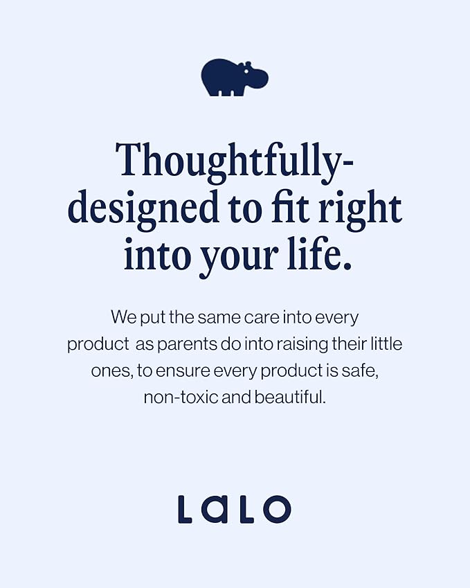 Lalo First Bites Starting Solids Silicone Baby Feeding Set with Suction Bowl, 2 Spoons and 1 Bib - 4-Piece Baby-Led Weaning Supplies - Non-Toxic Silicone Infant Tableware - Blueberry