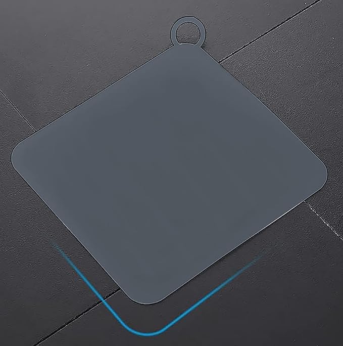 Silicone Tub Stopper Floor Drain Cover,2 Pieces Sewer Anti-Odor Mat Deodorizing Drain Plugs for Kitchen,Bathroom and Laundry(6x6 inch) Grey
