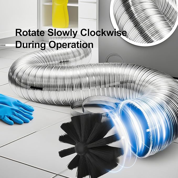 Drain Snake, 79In Flexible Double Ended Hair Clog Remover Brush with Nylon Bristles for Shower Sink Drain Cleaning, 4-Pack Tool Set