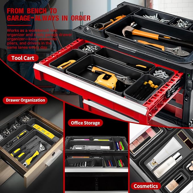10 PCS Tool Box Drawer Organizers
