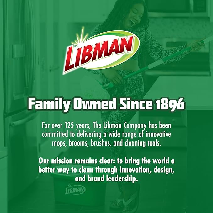 Libman Tornado Spin Mop System with 2 Refill Heads, Microfiber Spinning Mop and Bucket with Wringer Set for Home, Floor Cleaning of Hard-Wood, Laminate, Tile, All Surface Cleaner, 3 Total Mop Heads