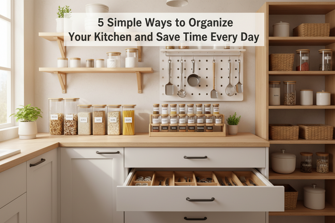 5 Simple Ways to Organize Your Kitchen and Save Time Every Day