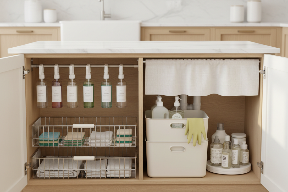Under-Sink Storage Solutions: How to Maximize Hidden Kitchen Space