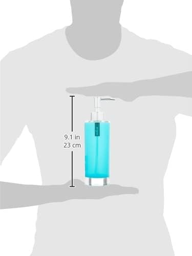 Excelsa Soap Dispenser, Polystyrol Blue, 6.5 x 6.5 x 22 cm