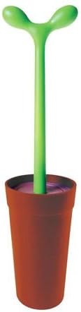 Alessi Merdolino Toilet Brush Aleesi ASG04 AZ Merdolino Toilet Brush, Light Blue