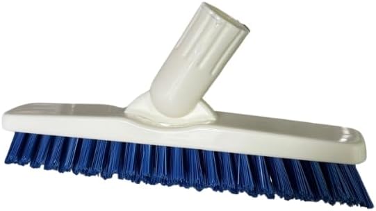 Professional Grout Brush Heavy-Duty Swivel Head with Stiff V-Shaped Bristles for Deep Cleaning Tile, Corners, Showers, Kitchens & Floors Without Scratching Fits Standard Thread Poles