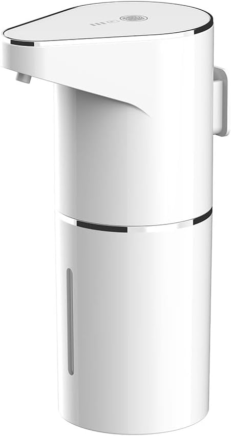 Automatic Foaming Soap Dispenser, 12oz/350ml Hand Soap Dispenser with 3levels Adjustable, Type-C Rechargable & Self Clean Touchless Soap Dispensers for Kitchen Bathroom Hotels