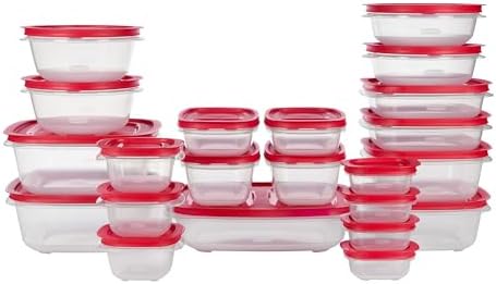 EasyStore Containers, 44-Piece Set, Food Storage Containers with Lids