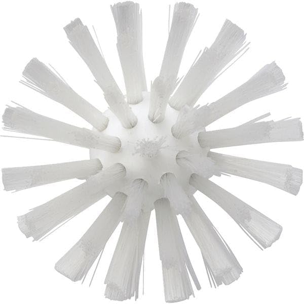 Vikan 5380-77-5 Stiff Tube Brush, Polyester, 3-3/32" x 6" OAL, White