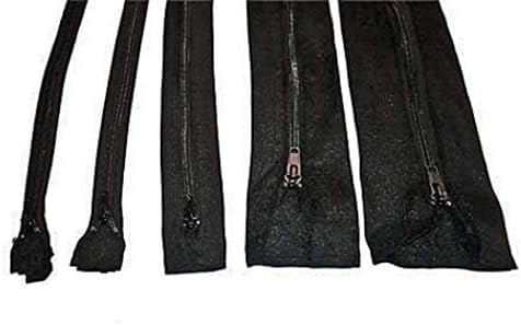 Electriduct 2" Zipper Sleeve Braided Wrap Flexible Cable Management Wire Cover Cord Organizer - 3 Feet - Black