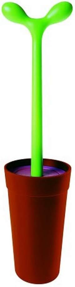 Alessi Merdolino Toilet Brush Aleesi ASG04 Merdolino Toilet Brush, Brown