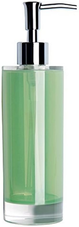 Excelsa Soap Dispenser, Polystyrol Green, 6.5 x 6.5 x 22 cm