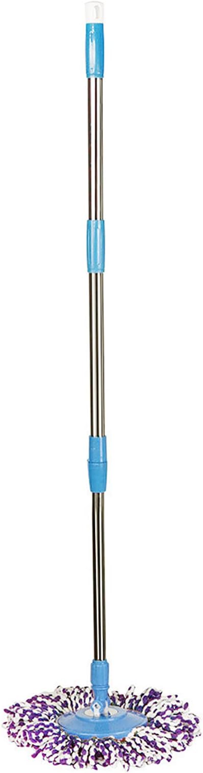 Blue Spin Mop Adjustable Handle and Head Replacement for Home,Office,Car