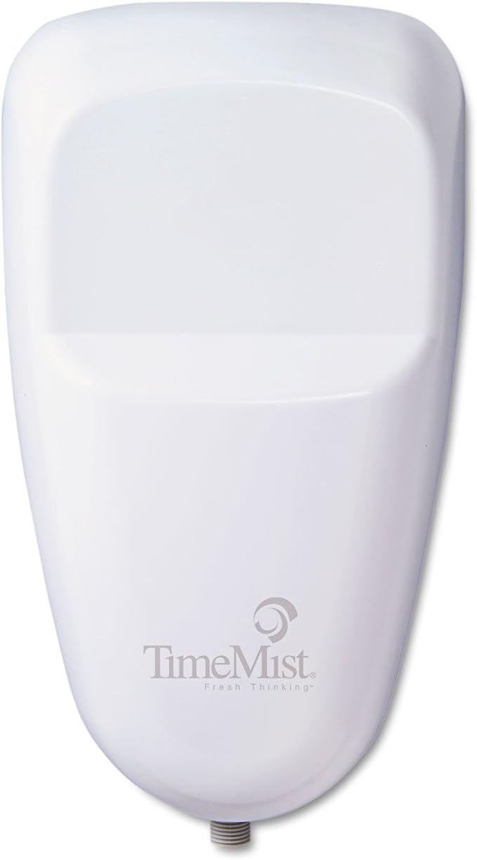 TimeMist 1044336EA Virtual Janitor Dispenser, 3 3/4w x 4 1/2d x 8 3/4h, White
