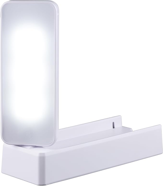 Energizer Swivel LED Touch Light, Battery Operated, 35 Lumens, Wireless LED Closet Light, Ideal for Under Cabinet, Closet, Hallway, Work Bench, Washroom, Pantry and Laundry Room, White, 38362