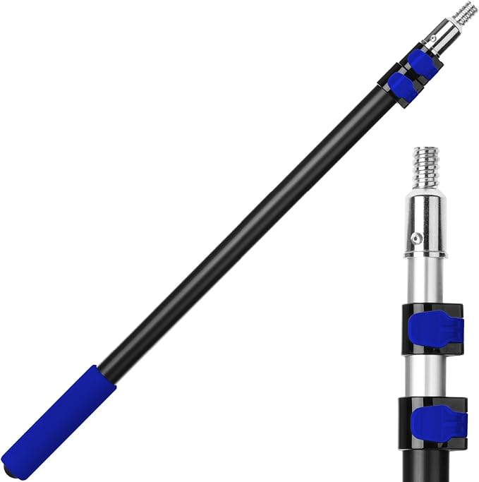 Bates- Extension Pole, 2.4 to 6 Ft Pole, Dark Blue, ‎Telescoping Pole