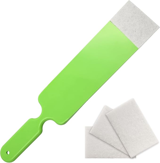 NEWISHTOOL Long Reach Auto Bulldozer Squeegee, Mini Paddle Scrubber for Window Tint Film Installing and Vehicle Windshield/Rear Window Glass Cleaning