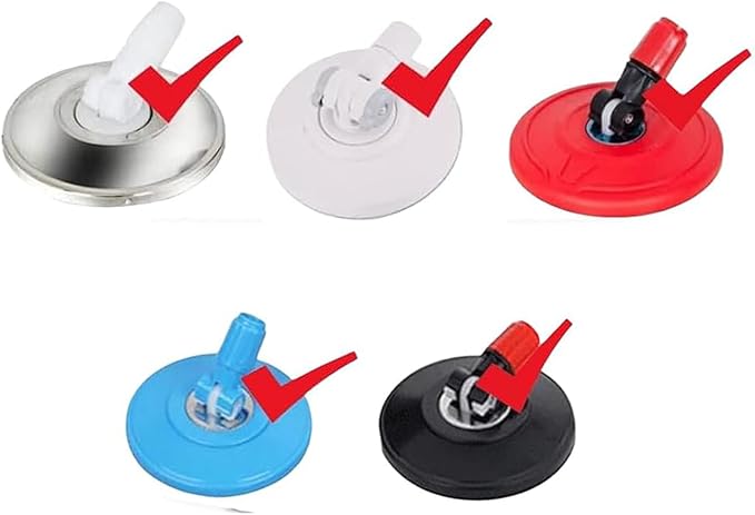 PULNDA Mop Head Replacement,360° Spin Mop Replacement Head,Round Mop Head Microfiber Refills,8 Pack