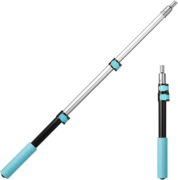 Bates- Extension Pole, 1.4 to 3 Ft Pole, Black & Blue, ‎Telescoping Pole, Extendable Pole, Telescopic Pole, Paint Pole, Paint Roller Extension Pole