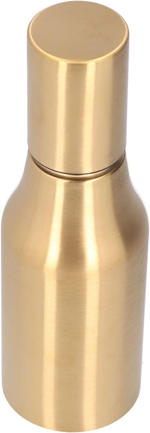 Atyhao Stainless Steel Oil Dispenser, Leak Proof Kitchen Olive Oil Decanter Stainless Steel 500ML for Restaurants for Parties for Homes(gold)