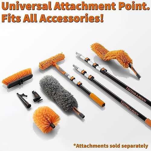 Window Washing Squeegee Kit - 5-12ft Reach (20+ ft) - Cleaning Tool