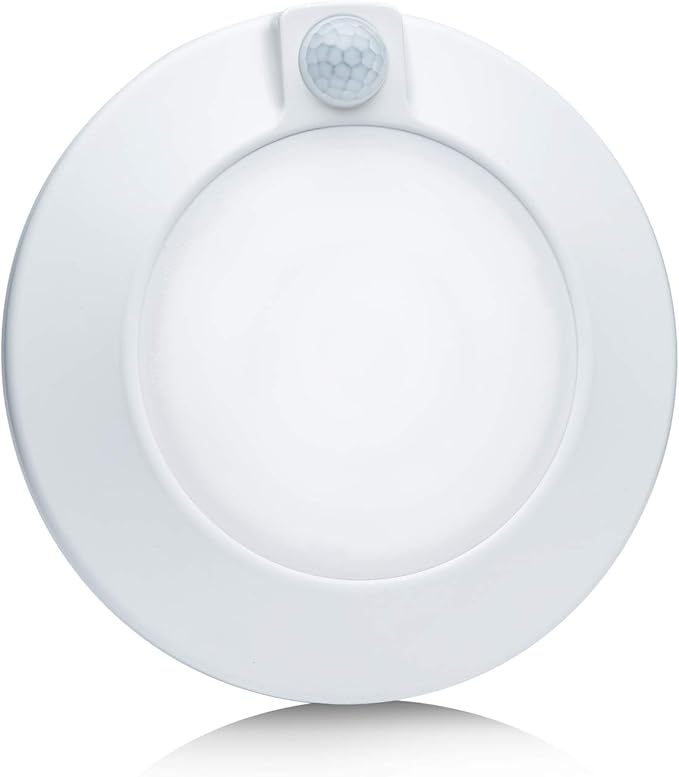 Closet Lights Motion Sensored, LED Closet Light Motion Activated, 5000K Daylight 6-7/8 Inch 10W Motion Sensor Ceiling Light, Closet Lights Wired, Pantry Light 90CRI, No Battery, Damp Rated ETL