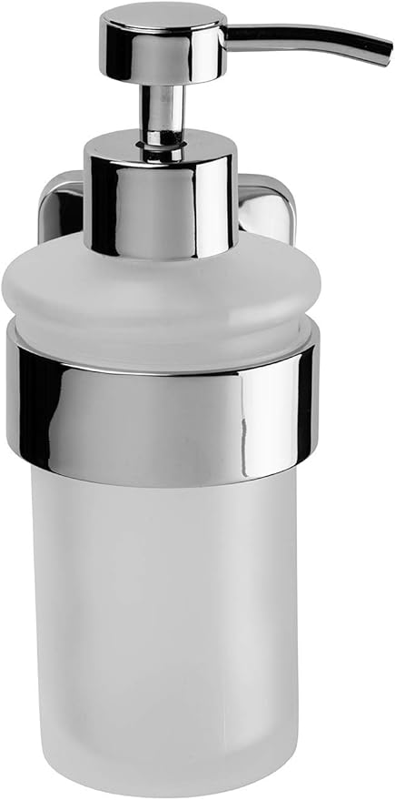 Croydex Flexi-Fix Easy to Fit Shoreditch Soap Dispenserwith Zinc Alloy Construction, Chrome
