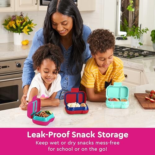 Kids Snack Leak-Proof 2 Compartment Bento-Style Container