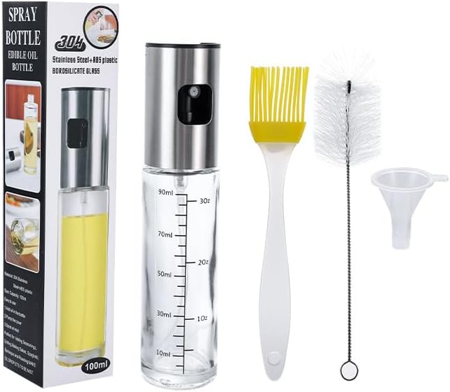 Oil Sprayer for Cooking,100ml Olive Oil Spritzer,Oil Sprayer for Air Fryer,BBQ