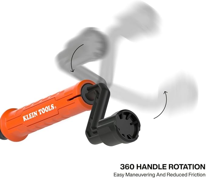 Klein Tools 53020 Drain Snake Auger Hair Clog Removal Tool, 3-Pack, Hair Clog Remover, Quick Release Collar for Hands-Free Disposal, 18-Inch Reach