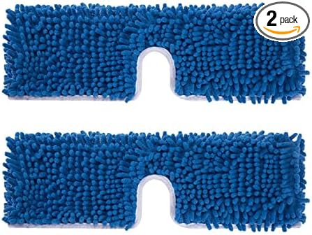 2 Pack Thicken Mop Refills Head Compatible for O Ceda Dual Action Flip System, Microfiber Mop Head Replacements for Dry Wet Use, Machine Washable Double Sided Surfaces