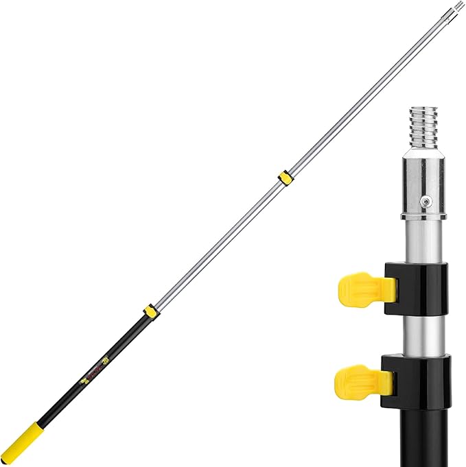 Bates- Extension Pole, 2.4 to 6 Ft Pole, ‎Telescoping Pole, Extendable Pole, Telescopic Pole, Paint Pole, Paint Roller Extension Pole