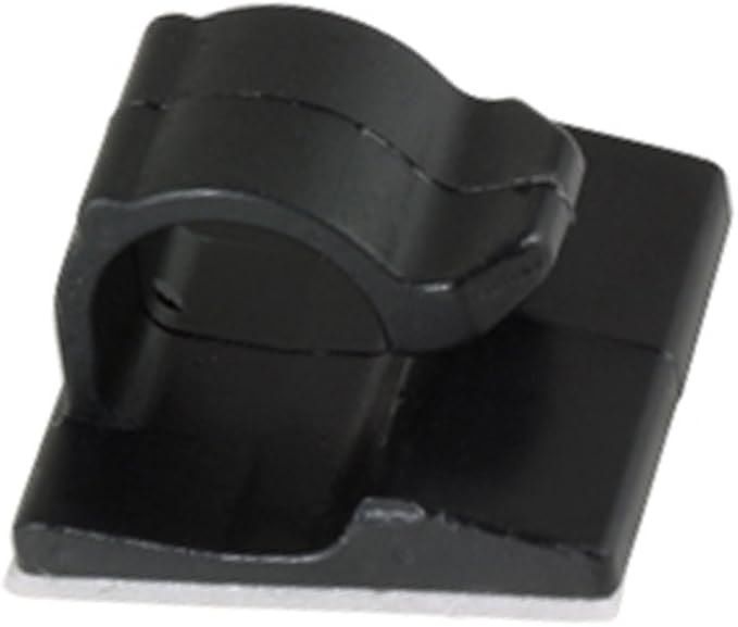 Gardner Bender PCC-1538UVB Electrical Cord Clips, ⅜ inch, 5 pk, UV Resistant Black