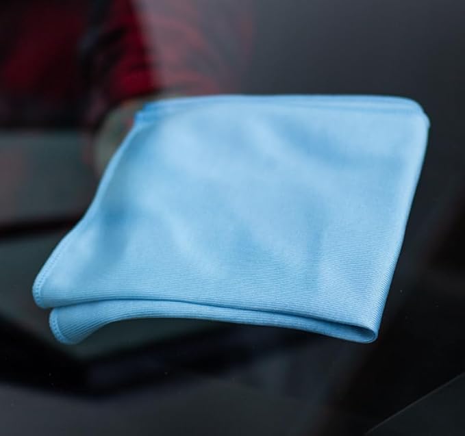 The Rag Company - Premium Window, Glass, Mirror & Chrome Detailing Towels - Professional Korean 70/30 Microfiber Blend, Lint-Free, Streak-Free, 350gsm