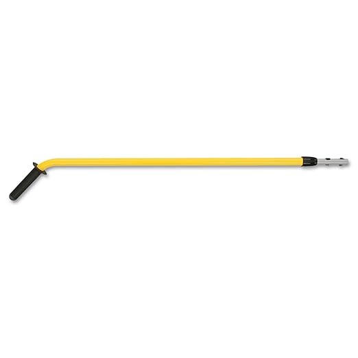 Rubbermaid Commercial Products HYGEN Quick-Connect Ergonomic Extension/Extendable Handle/Stick, 48"-72", Yellow, for Janitorial/Professional Microfiber Floor Cleaning/Mopping