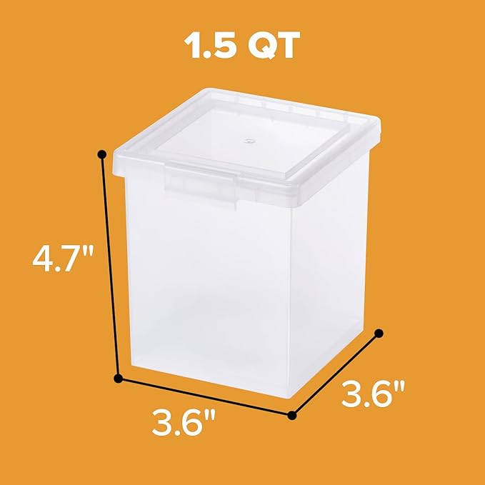 Bostitch Konnect Clear Storage Containers with Lids