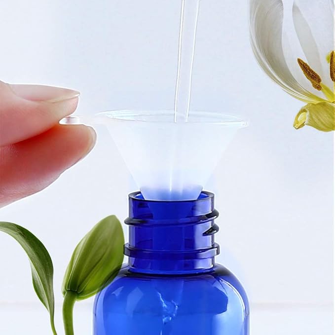 Wedama Spray Bottle, 2 oz Fine Mist Glass Spray Bottles, Little Refillable Liquid Containers for Watering Flowers Cleaning (16 Pack, Blue)